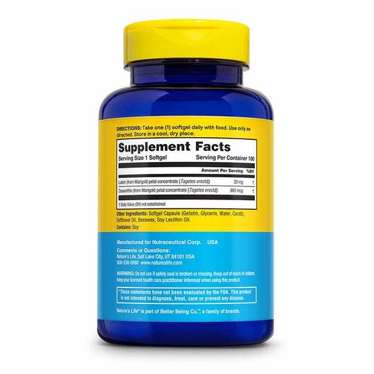 Lutein 20 Mg, NTL